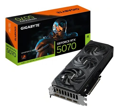 Placa De Vídeo Gigabyte RTX 5070 Windforce SFF 12GB