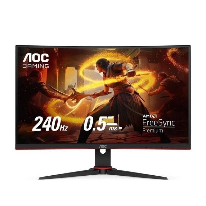 Monitor Gamer AOC LEGEND 27 240Hz 0,5ms, Preta/Vermelho, MEDIO, C27G2ZE VA