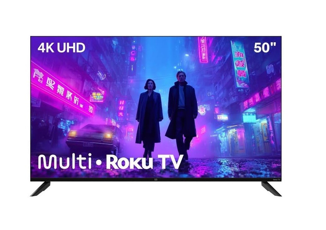 Smart TV 50" Roku Multi 4K | Compatível com Alexa e Google Home