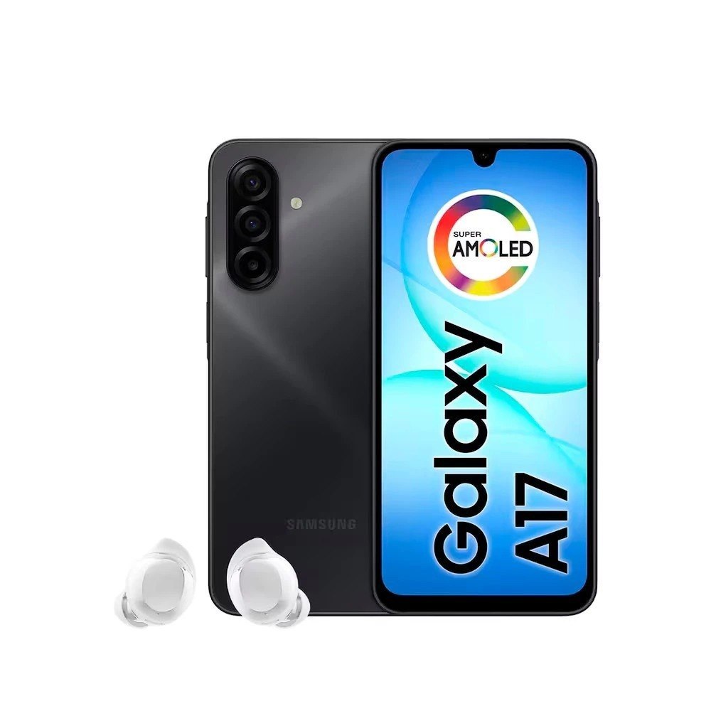 COMBO) Smartphone Galaxy A17 4G Tela 6.7 128GB Camera Tripla 50MP + Galaxy Buds Core Bluetooth Samsung