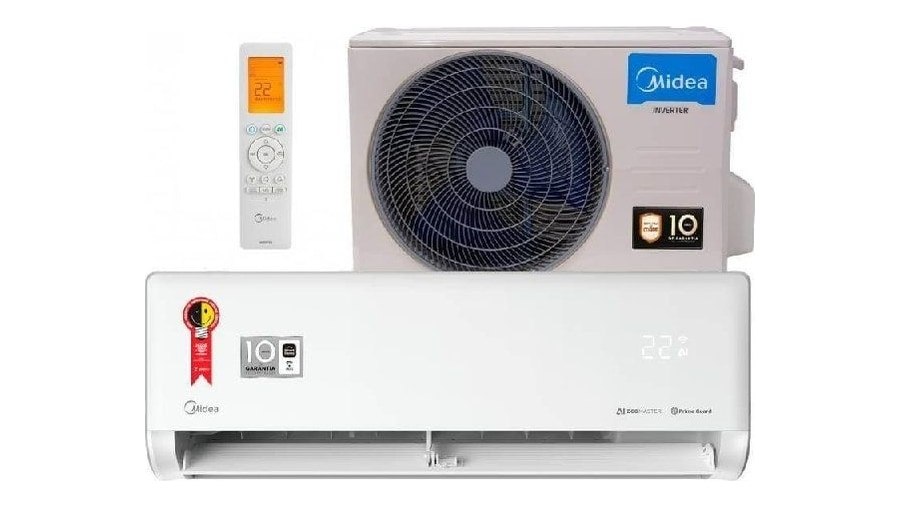 Ar Condicionado Split Inverter Hi Wall Midea IA Ecomaster 9000 BTUs