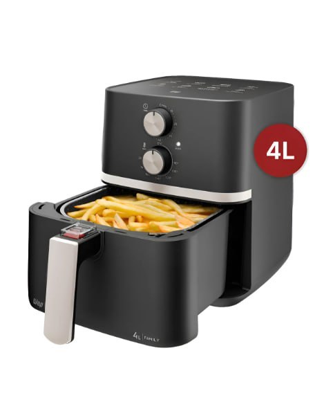 Fritadeira Elétrica Wap Air Fryer Family 4l Antiaderente E Com Desligamento Automático 1500w