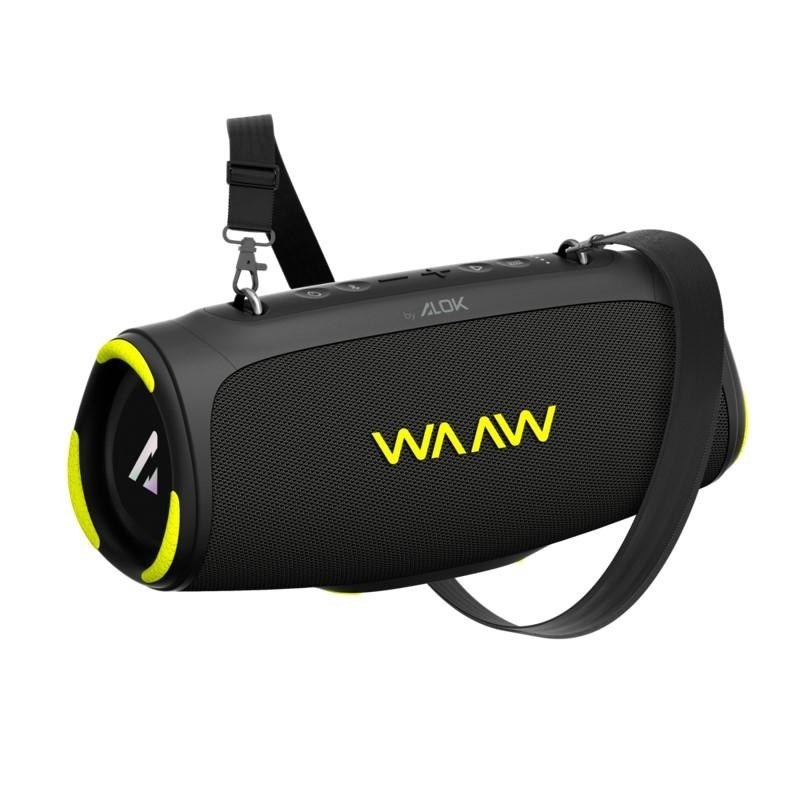 Caixa de Som Bluetooth WAAW Boom 110 40W RMS de Potência Á prova Dágua Proteção IPX7 26 Horas
