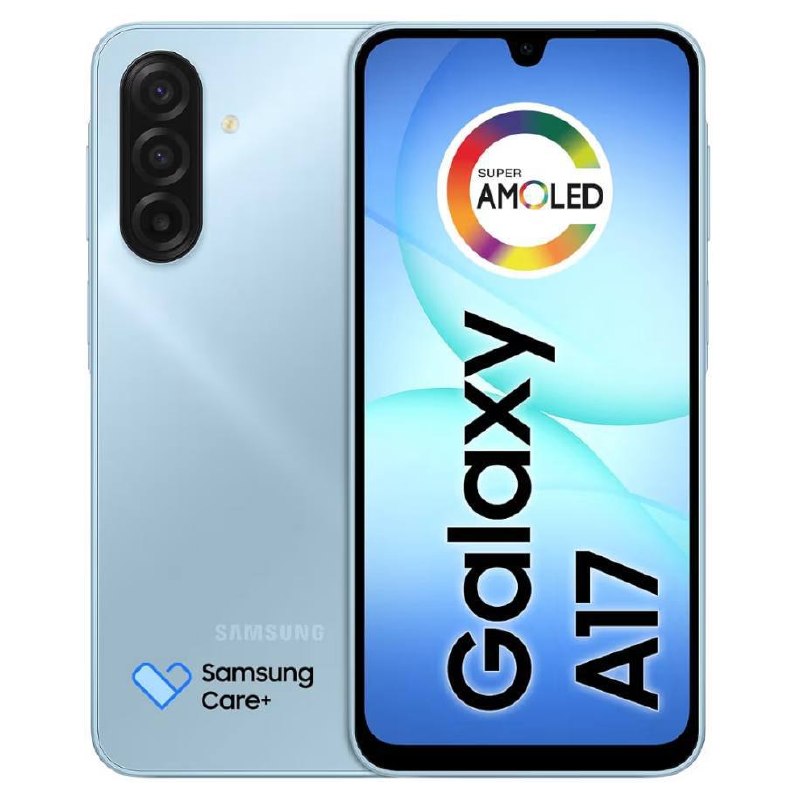 SAMSUNG GALAXY A17, 128GB, 4GB, 50MP Tela 6.7", IP54 - Azul