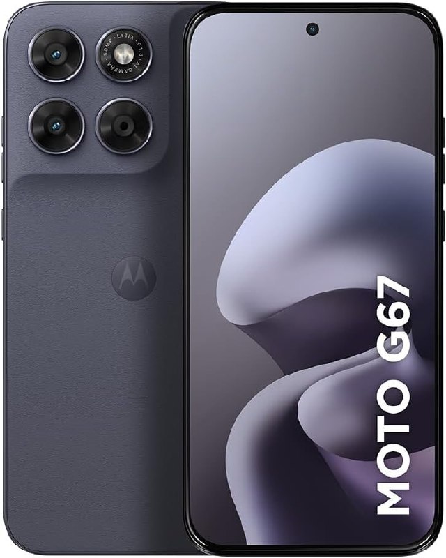 Motorola Moto G67 5G - 256GB 12GB RAM - Câmera 50MP Sony - Tela AMOLED 120Hz - Chumbo