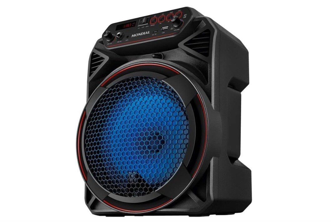 Caixa Amplificada MONDIAL Preto, 150W RMS, Bivolt - CM-150