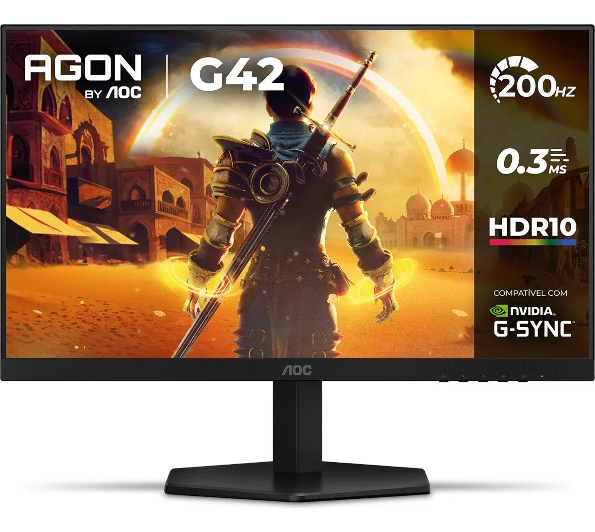 Monitor Gamer AOC AGON G42 24" 200Hz 0,3ms IPS