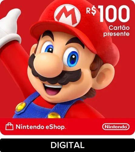 Nintendo Gift Card Eshop r 100 Digital