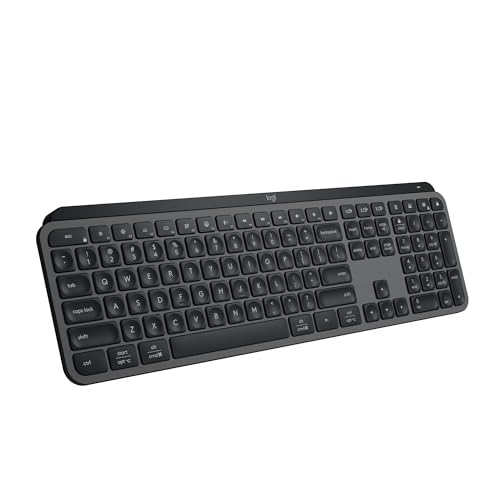 Teclado sem fio Logitech MX Keys S com Clique Silencioso, Teclas Programáveis, Iluminação Inteligente