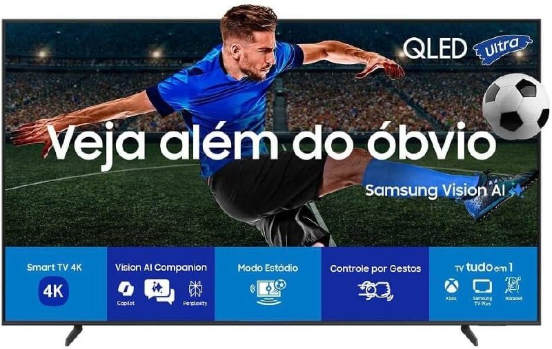 Samsung Vision AI TV 55" QLED ULTRA 4K QEF1 2025 + Soundbar Samsung HW-B450F