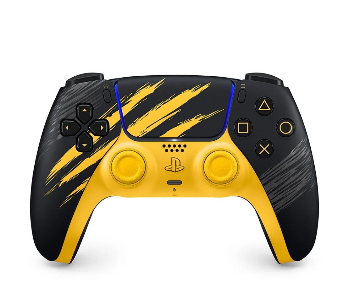 Controle sem fio DualSense® – Edição Limitada Amarelo Marvel's Wolverine
