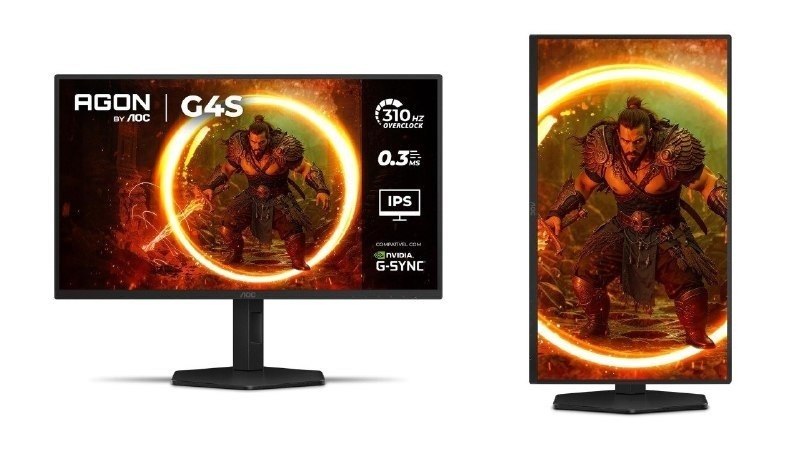 Monitor Gamer AOC AGON G4S 25" 310Hz 0.3ms HDR10 IPS Base Ajustável 25G4S/P