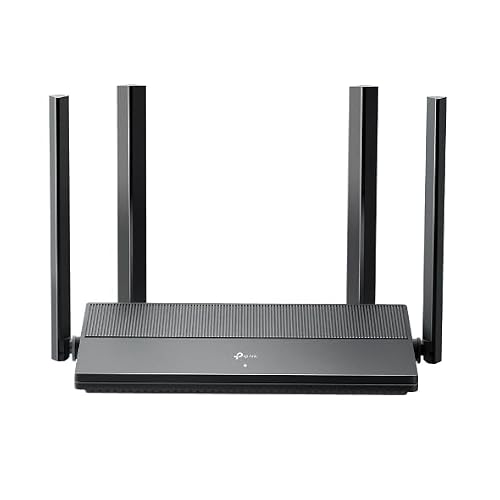 TP-Link EX1500 Roteador Wi-Fi 6 AX1500 banda dupla, 4 portas gigabit, cobertura até 140 m²