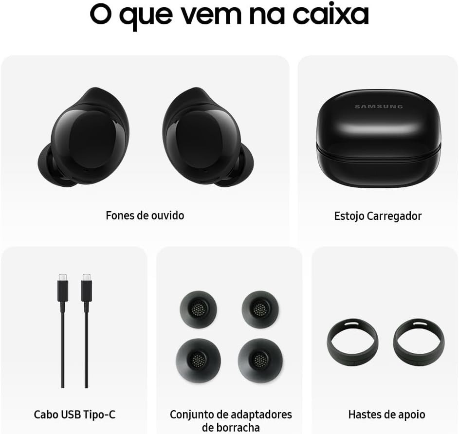 Samsung Galaxy Buds Core, Fone de Ouvido, sem fio, cancelamento de ruído, interprete inteligente