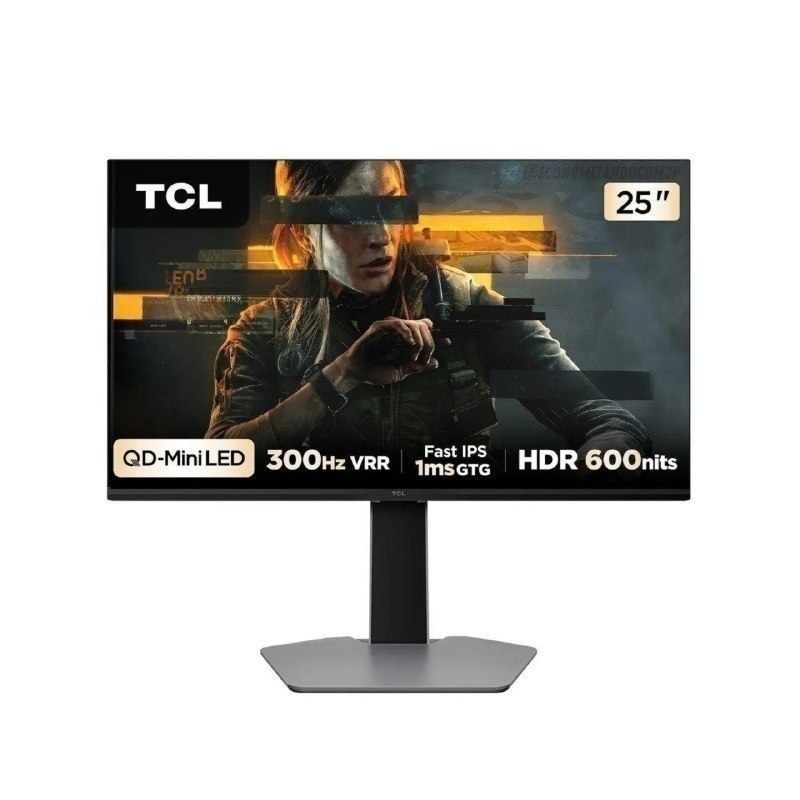 Monitor Gamer Tcl 25 Qd Mini Led Full Hd 300hz 2 Hdmi 25g64