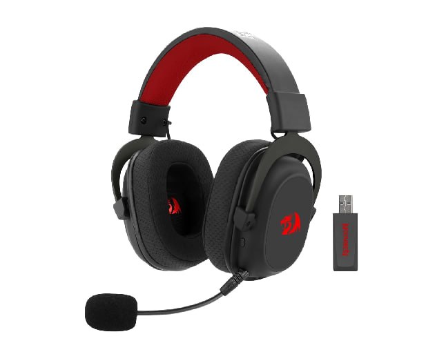 Headset Gamer Redragon Zeus Pro Preto Sem Fio 7.1 H510-PRO