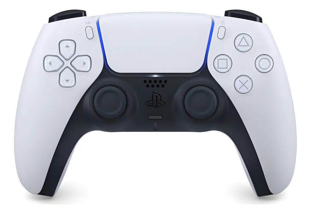 Controle Joystick Sem Fio Sony Playstation Dualsense Branco