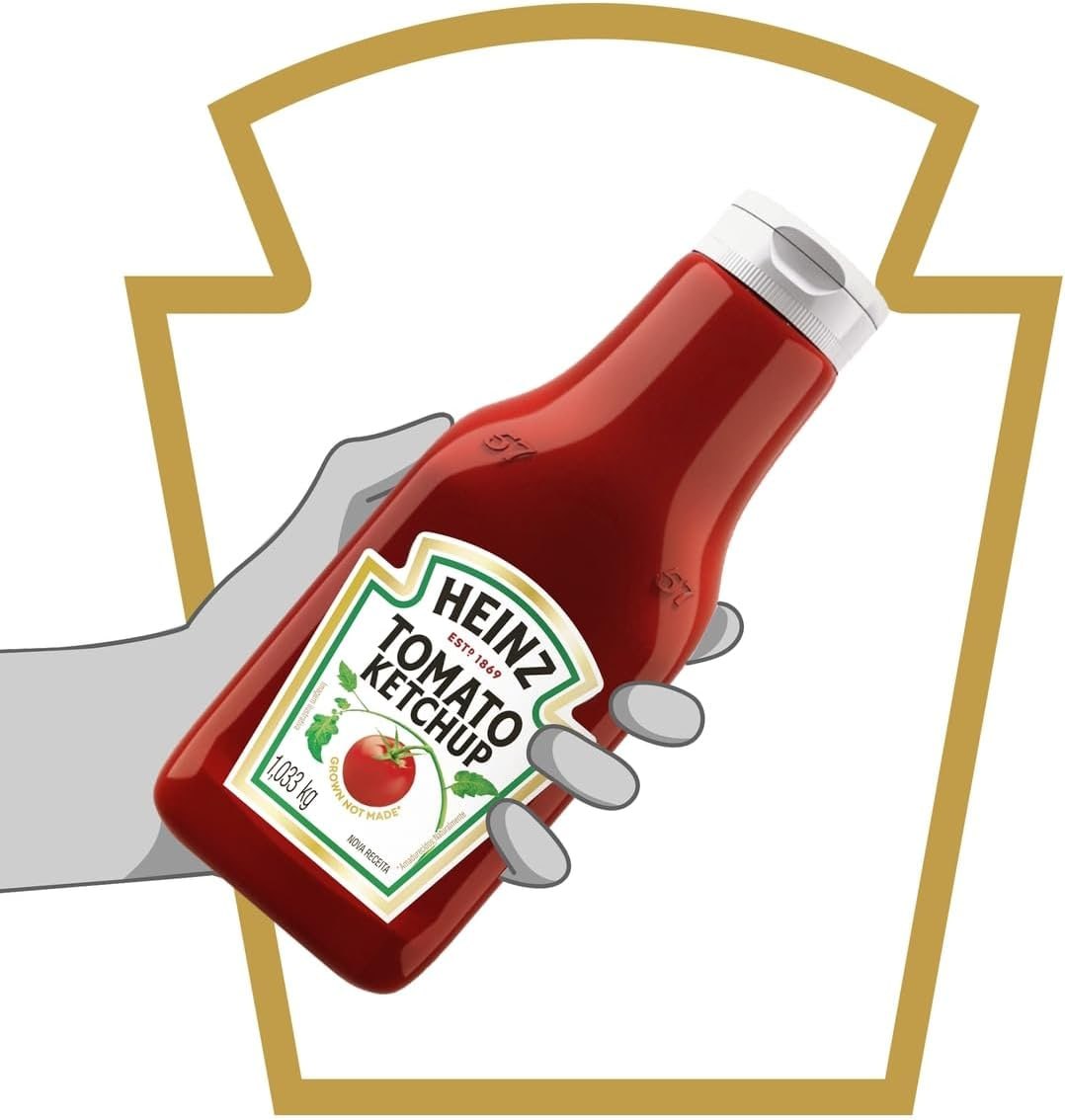 3x Heinz Ketchup Tradicional 1,033KG