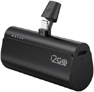 I2GO, Carregador Portátil (Power Bank), Pocket, 5000mAh, Não Necessita Cabos, Modelo Lightning