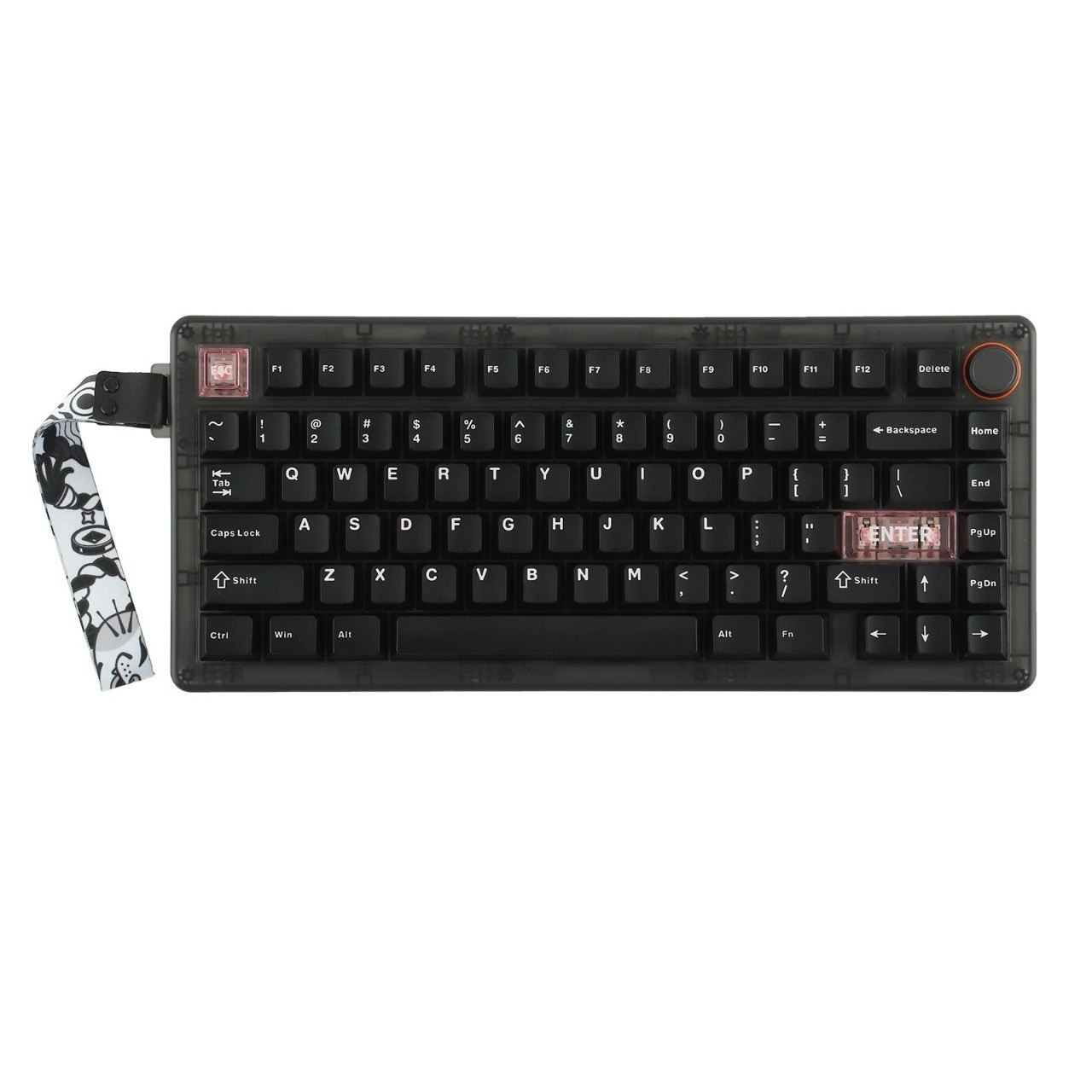 Teclado Mecânico Sem Fio Cidoo QK75 ( PRETO)