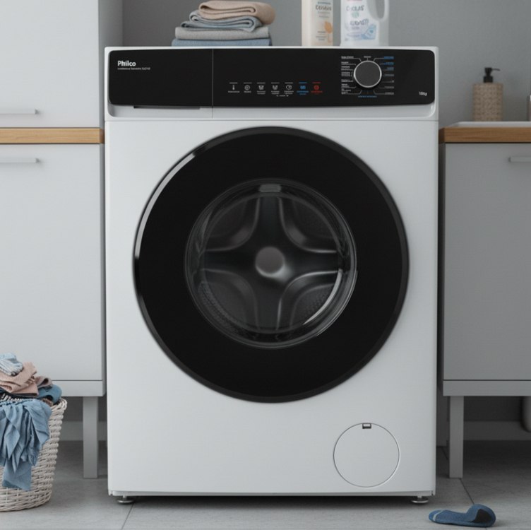 Lavadora e Secadora Philco 10kg Inverter PLS11B Branca 127V