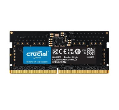 Memória Para Notebook Crucial 8gb Ddr5 4800mhz Sodimm Ct8g48c40s5 Cor Preto