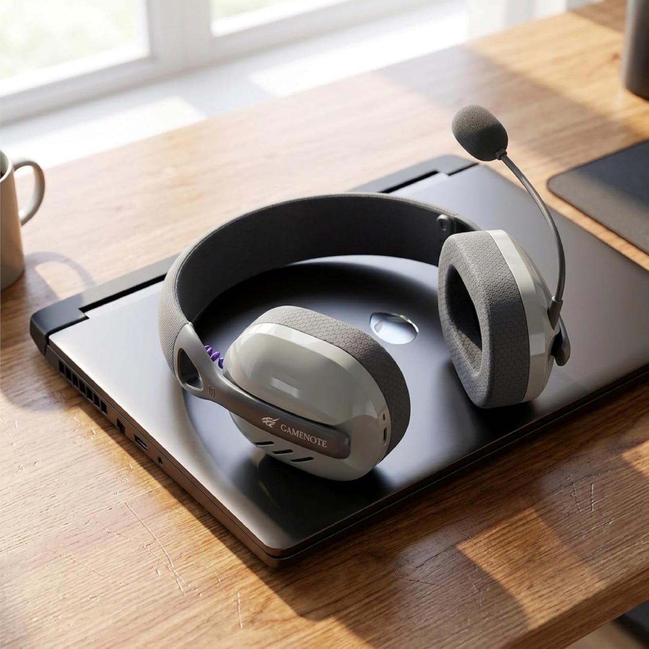 Havit Fone de Ouvido Headset Gamer Fuxi-H3 Gray, Com Fio e Sem Fio, Wireless 2,4GHz, Bluetooth, Cabo USB-C, Cabo 3,5mm. Surround, Baixa Latência, Quad-Mode