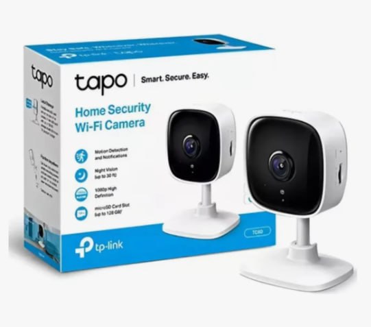 TP-Link Tapo C200 Câmera de Segurança Wifi 1080P 360° Pan/Tilt