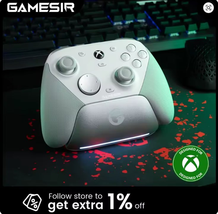 GameSir G7 Pro Xbox Series X|S Controller – Wired for Xbox, Wireless for PC, Bluetooth for Android – Hall Effect, Charging Dock - 1 MÊS GAMEPASS GRATUITO 🇧🇷 ENVIO DO BRASIL