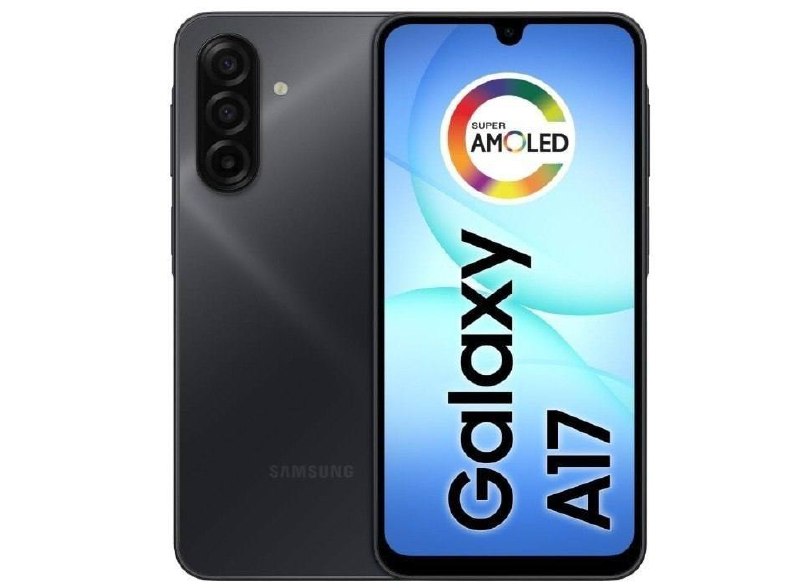 Celular Samsung Galaxy A17, 256GB, 8GB, 50MP Tela 6.7", IP54 - Preto
