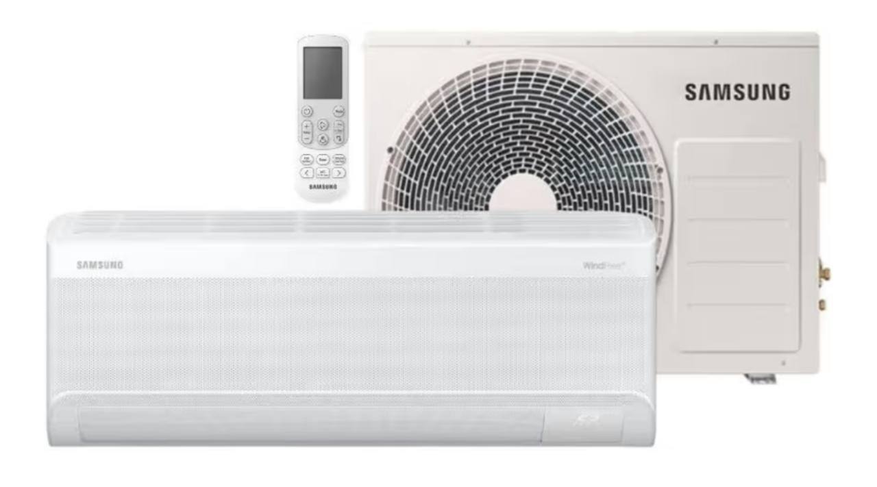 AR-CONDICIONADO SAMSUNG SPLIT INVERTER WindFree AI Pro 12000 BTUs Quente e Frio 220V AR60H12C1AW