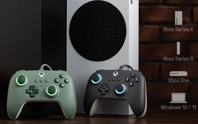 Controle Xbox - 8Bitdo Ultimate C para Xbox, licenciado para Xbox, com Hall Effect. Compatível com PC, ou Xbox Series X, Series S ou Xbox One