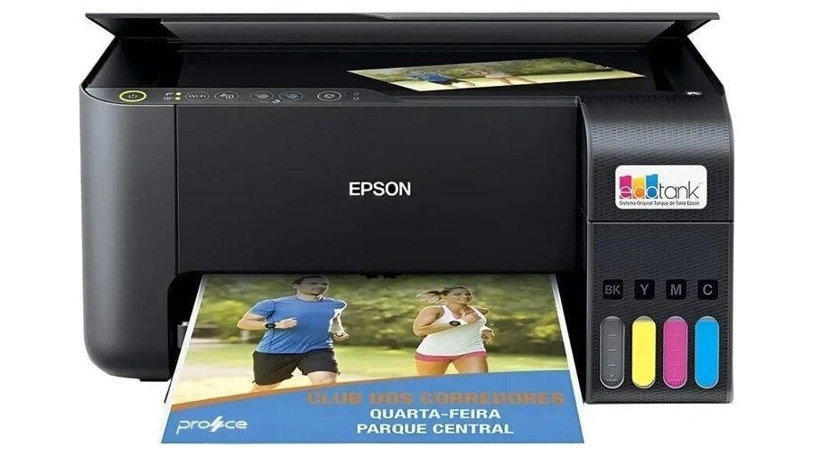 Impressora Epson Multifuncional L3250 Wifi Econtank Color Cor Preto 110 240V (Bivolt)