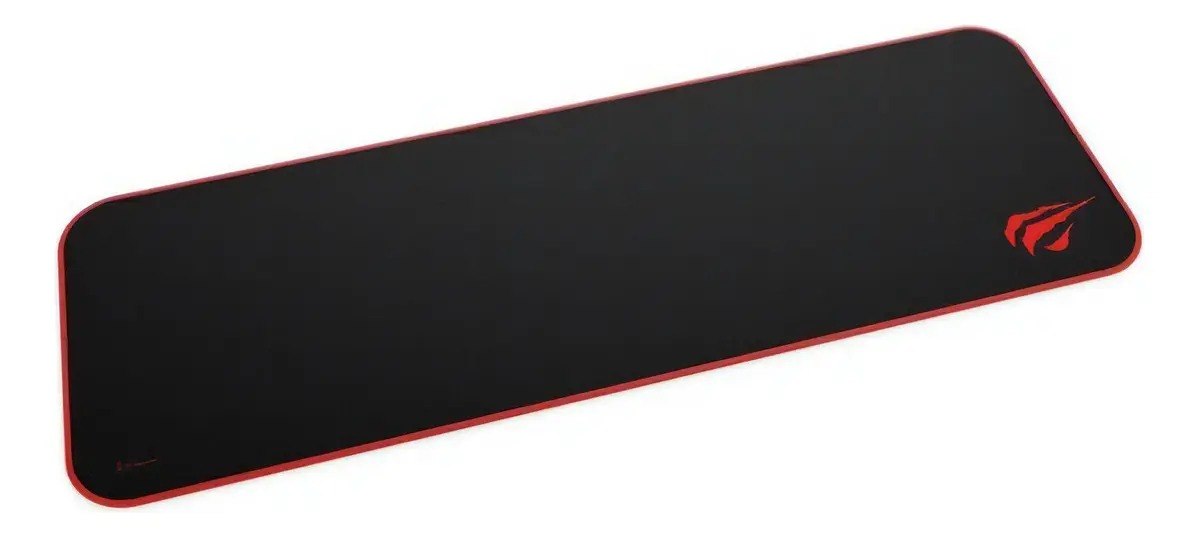 Mouse Pad gamer Havit Gamer HV-MP830 de borracha e tecido Magic Eagle 30cm x 90cm x 3mm preto