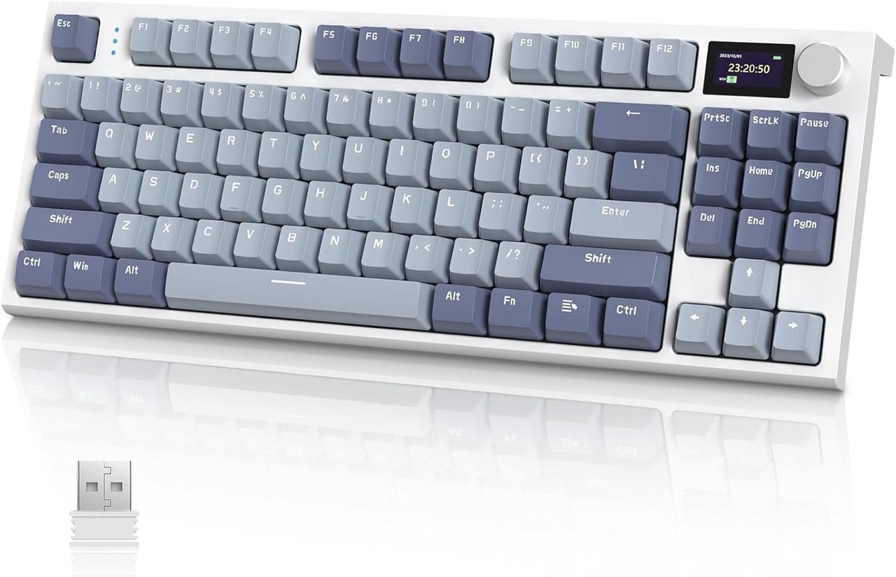 ATTACK SHARK K86 Teclado mecânico sem fio RGB