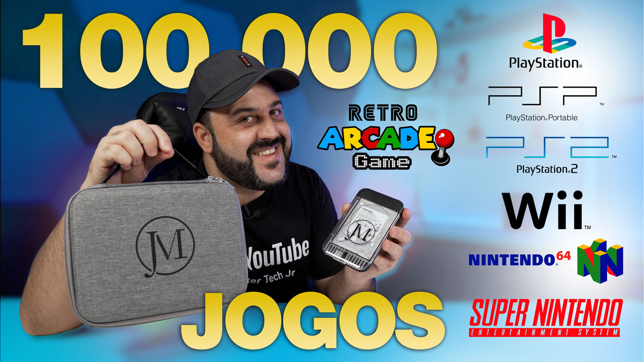 Este Emulador é Super COMPLETO - 100.000 JOGOS em um HD de 2TB - Só ...