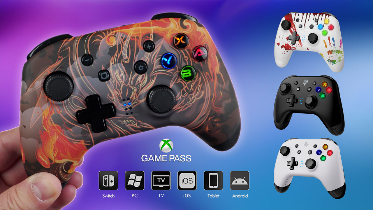 EasySMX-controlador de jogos sem fio, gamepad bluetooth, Steam Deck,  Nintendo Switch, andróide, iOS telefone, macOS, PC, 9124